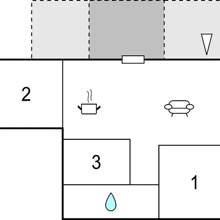 別荘 Three-bedroom In Neksø
